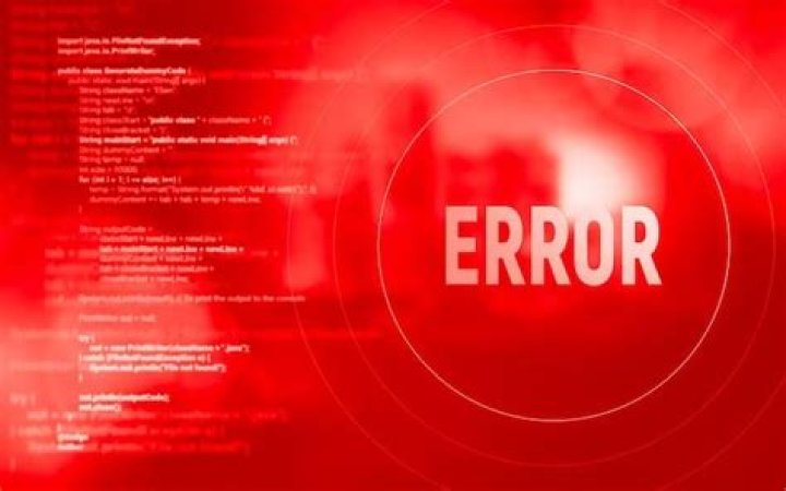 What is an IO error?