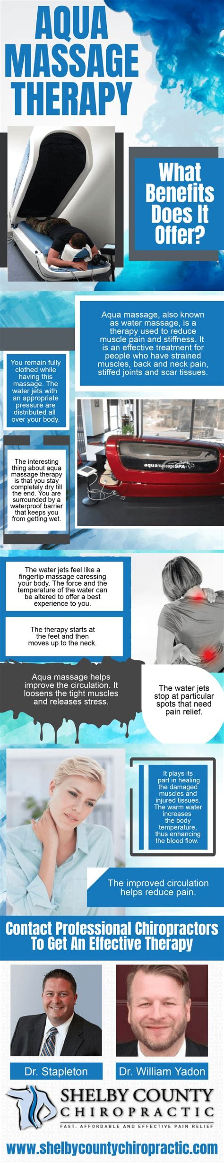 What is aqua massage therapy?