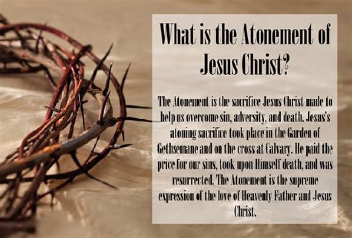 What is atonement in religion?