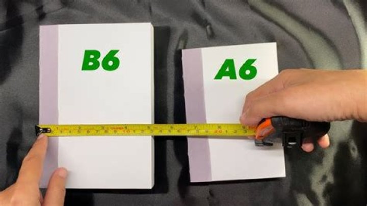 What is b6 paper size?