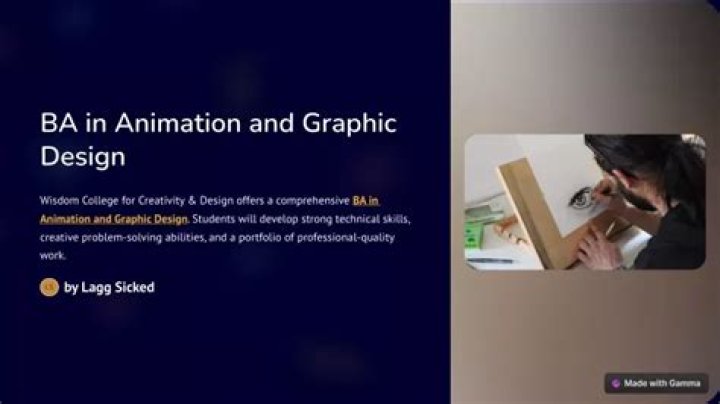 What is BA animation and graphic design?