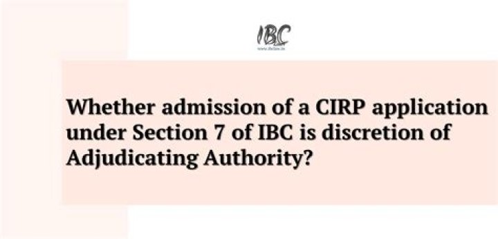 What is Cirp in Nclt?
