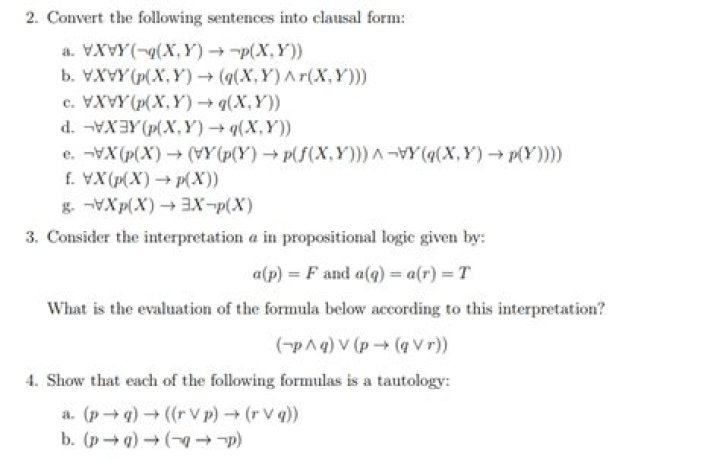 What is clausal form logic?