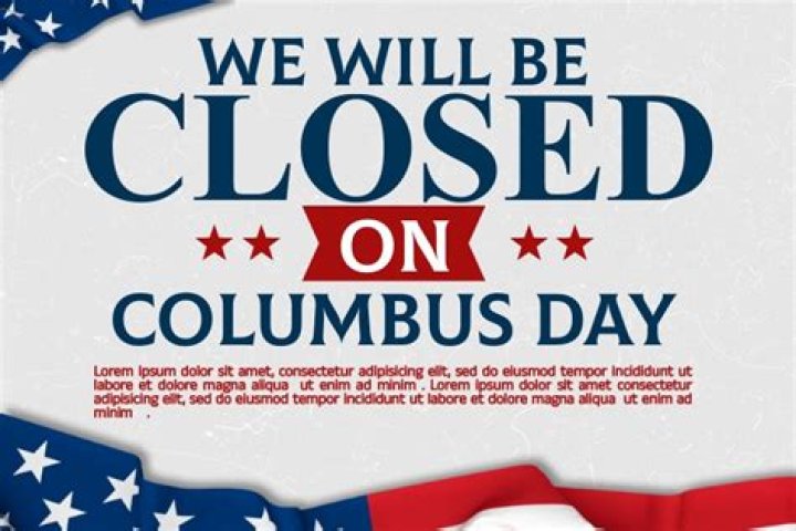 What is closed on Columbus Day in New York?