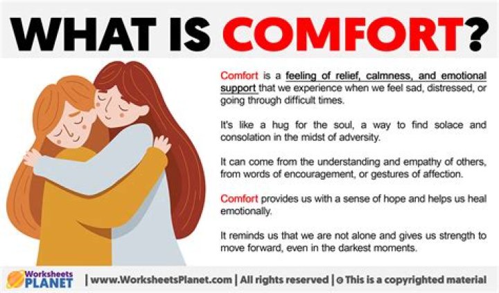 What is comfort?