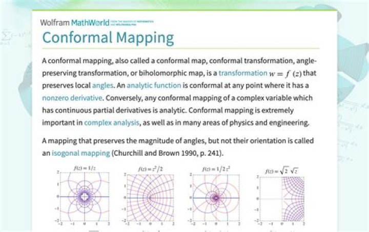 What is conformal mapping in complex analysis?