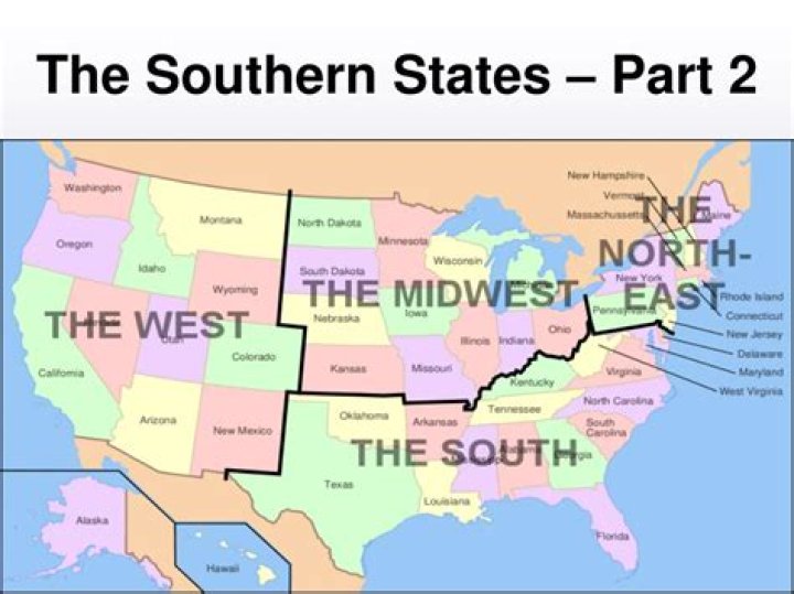 What is considered southern Texas?