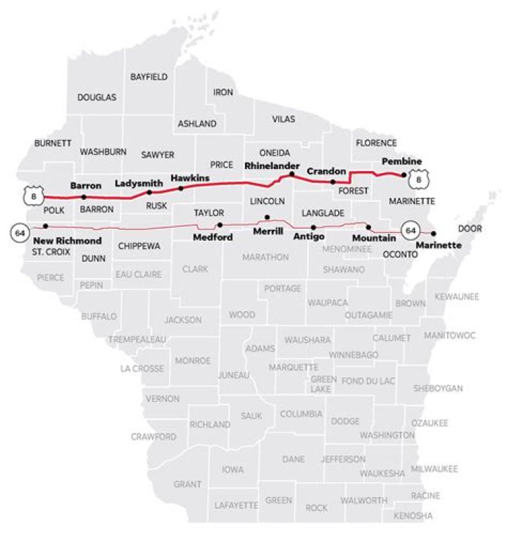 What is considered up north in Wisconsin?