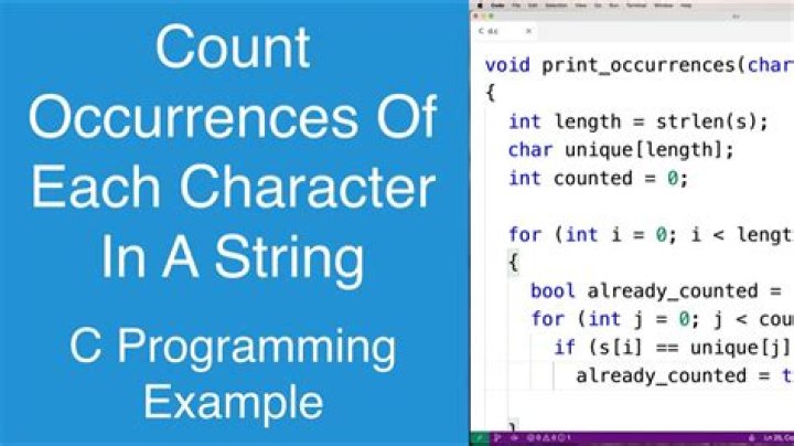 What is count in programming?