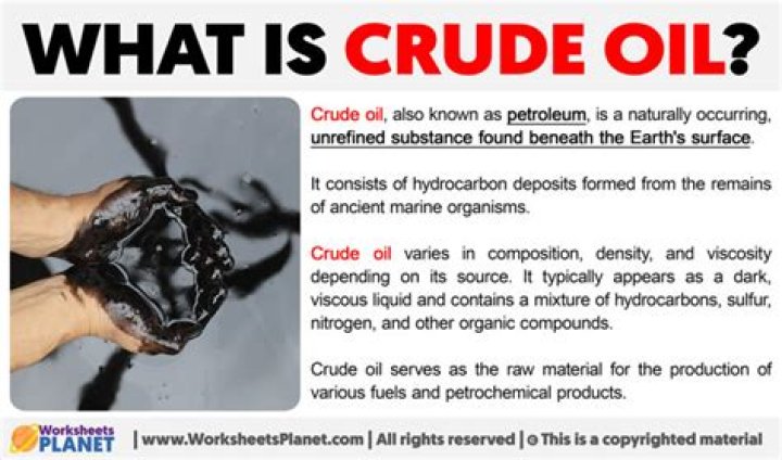 What is crude oil PDF?