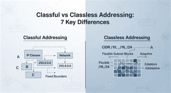 What is difference between classful and classless routing?
