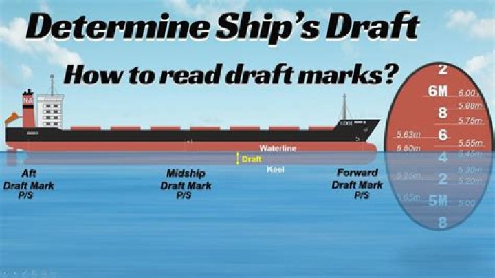 What is Draught in ship terms?