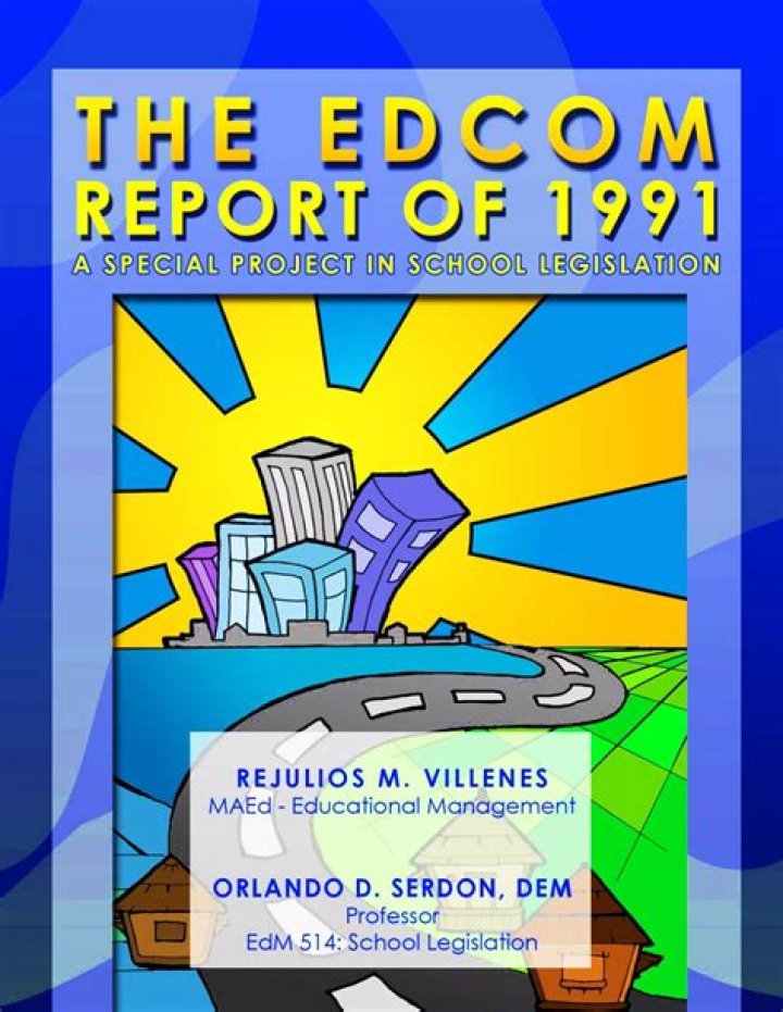 What is edcom report of 1991?