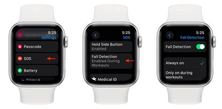 What is fall detection on Apple Watch?