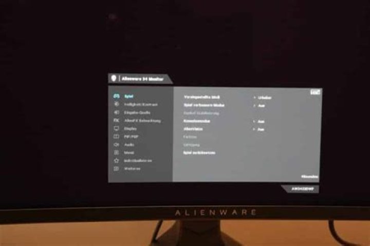 What is game enhanced mode Alienware monitor?