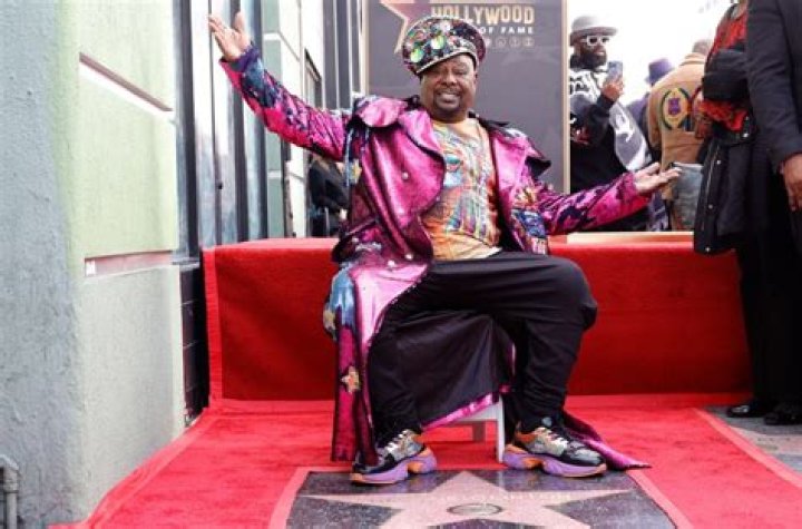 What is George Clinton doing?