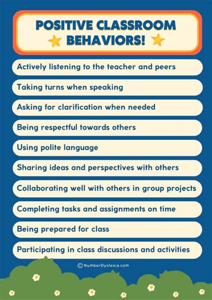 What is good Behaviour in school?