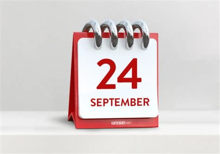 What is happening on September 24th?