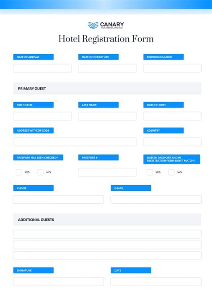 What is hotel registration?