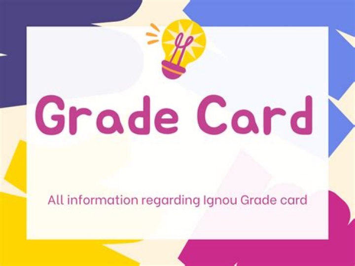 What is Ignou grade card?