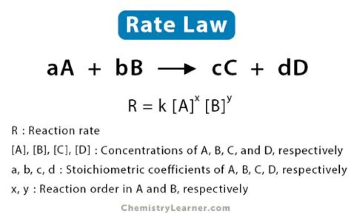 What is included in rate law?