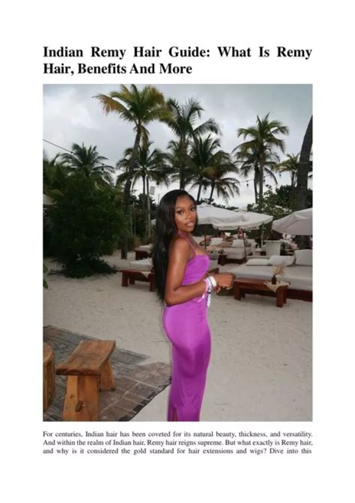 What is Indian Remy hair?