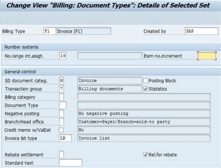 What is invoice document number in SAP?