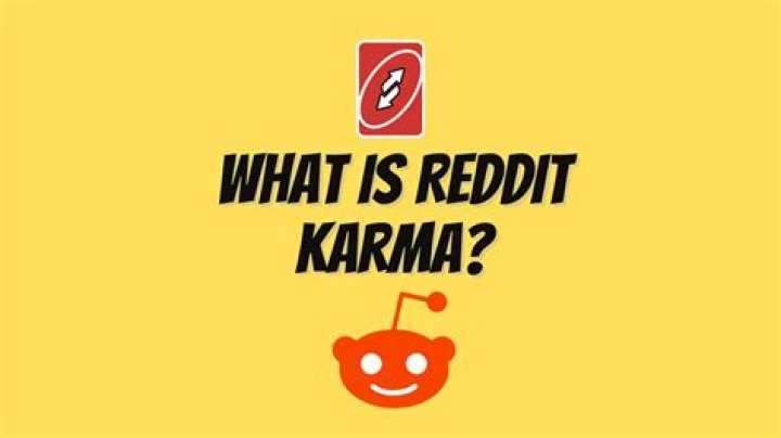 What is karma on Reddit used for?