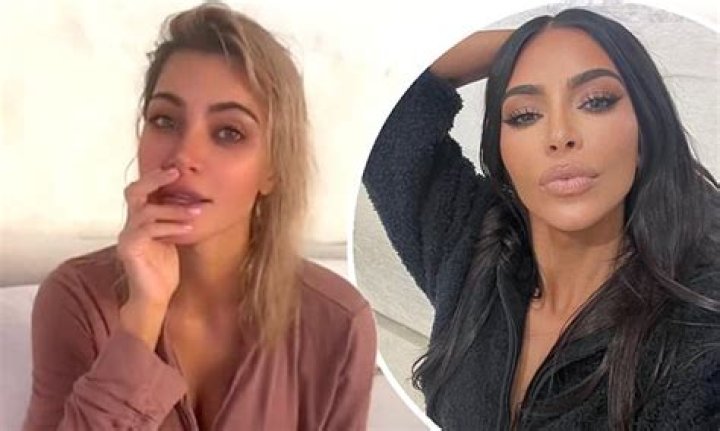 What is Kim Kardashian's natural hair color?