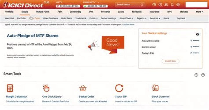 What is limit price Icici direct?