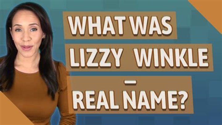 What is Lizzy Winkles real name?