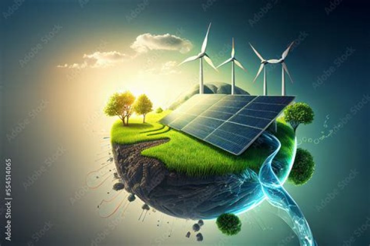 What is meant by green energy give example?