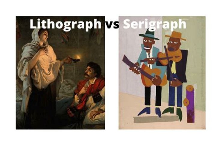 What is more valuable lithograph or serigraph?