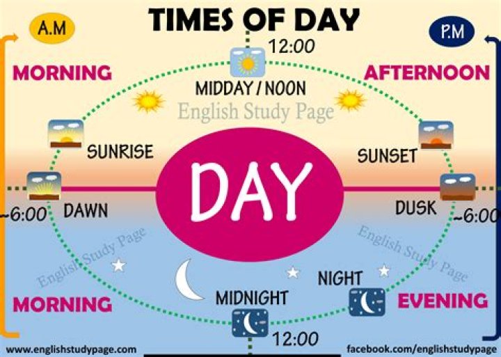 What is Morning Afternoon Evening night?