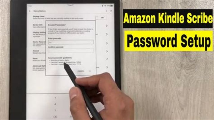 What is my Kindle password?