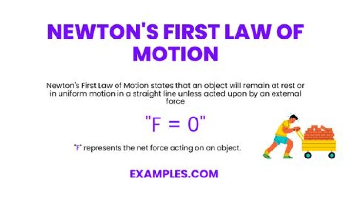What is Newton's first law for dummies?