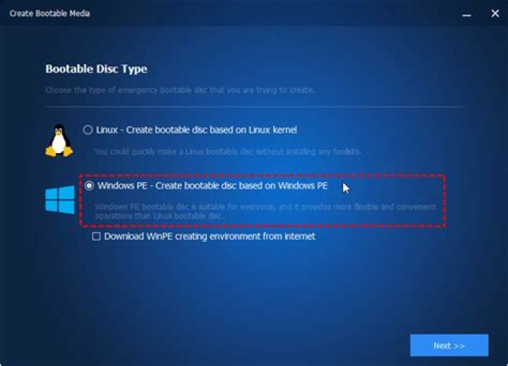 What is non bootable image?