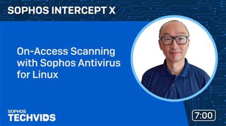 What is on access scanning Sophos?