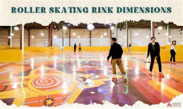What is on the floor of a roller skating rink?
