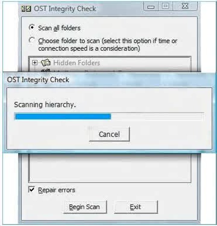What is Ost Integrity Check?
