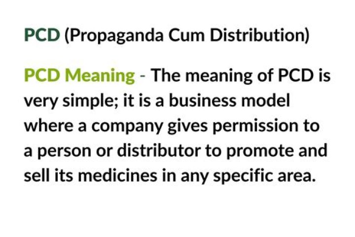 What is PCD in business?
