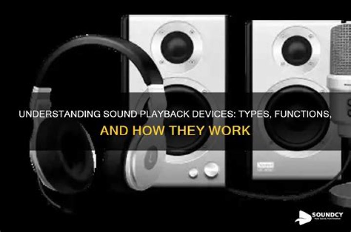 What is playback device?