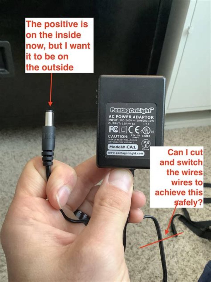 What is positive on a 12v plug?