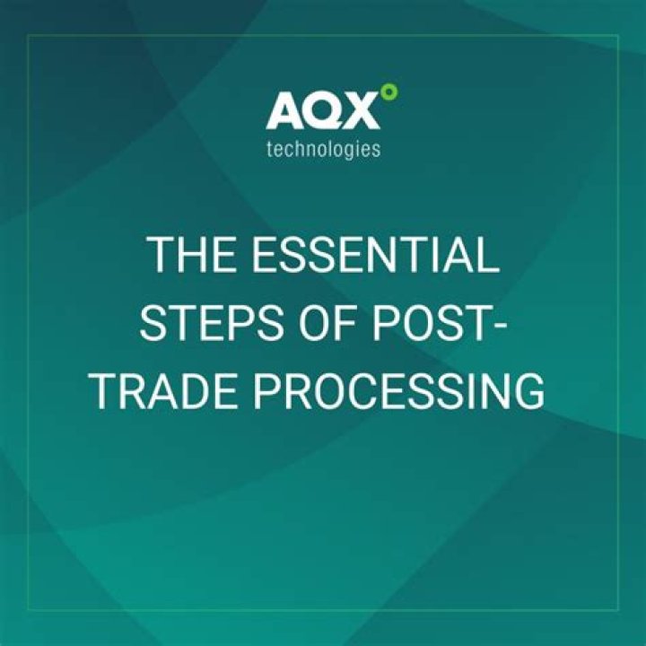 What is Post Trade Processing?
