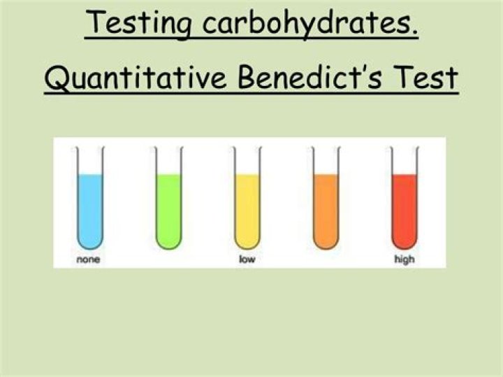 What is quantitative test for carbohydrates?