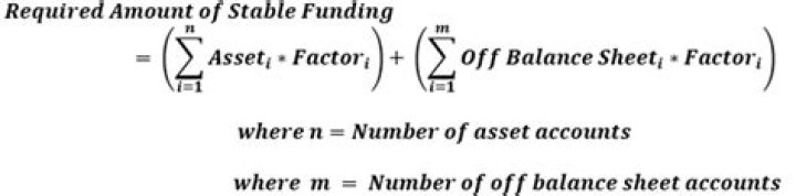 What is required amount of stable funding?