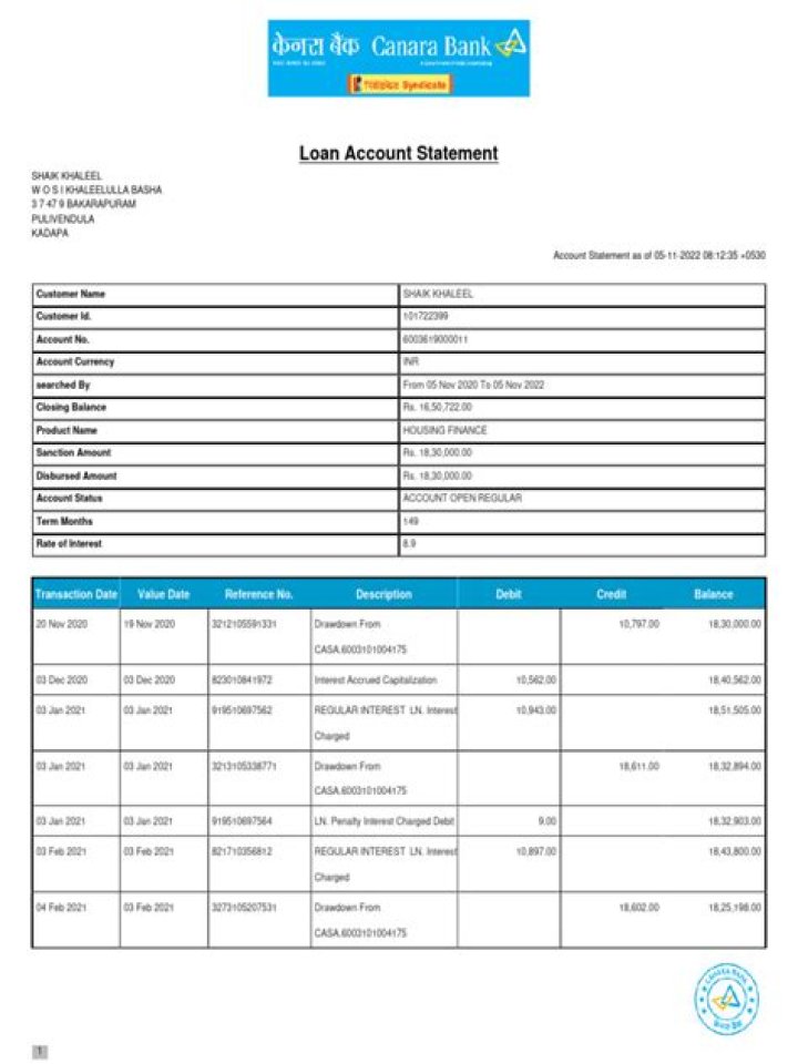 What is reset period in loan?
