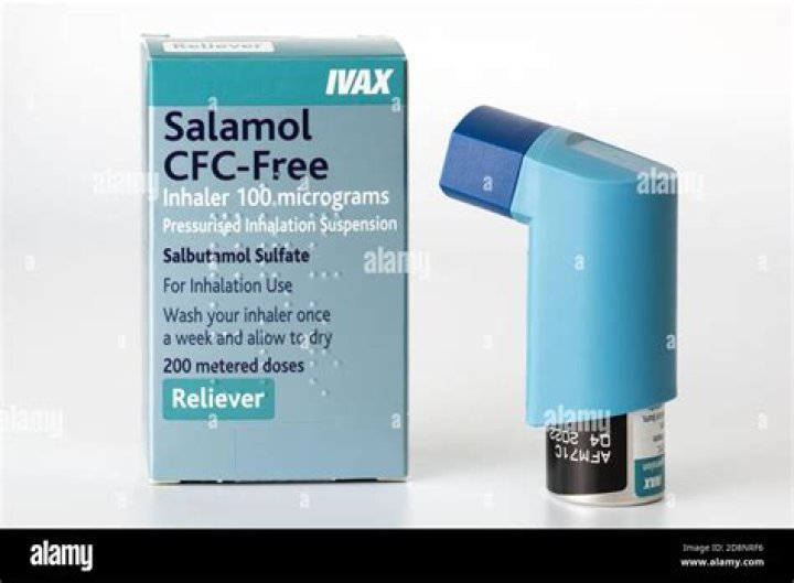 What is salamol CFC free inhaler used for?