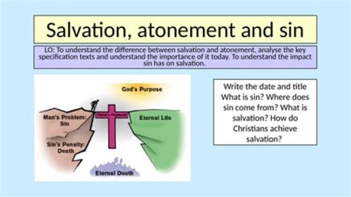What is salvation and atonement?