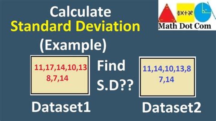 What is SD calculation?